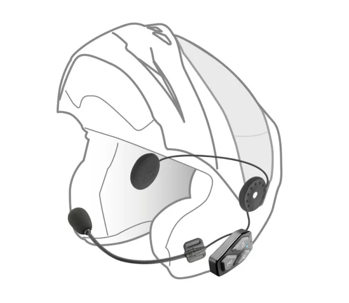 CellularLine Bluetooth headset pre uzavreté a otvorené prilby