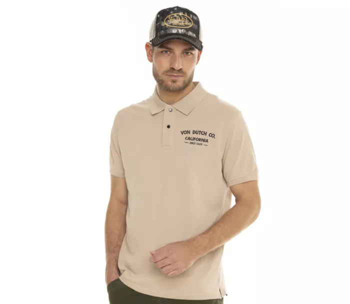 Tričko Von Dutch Comp beige