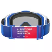 Okuliare na motokros Alpinestars Vision 8 Corp blue/white/mirror blue