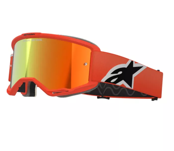 Motokrosové okuliare Alpinestars Vision 5 Corp orange/mirror red