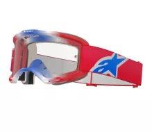 Okuliare na moto Alpinestars Vision 5 Corp red/white/blue/clear