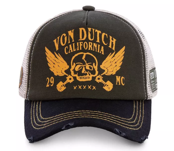 Von Dutch Trucker homme Crew 5 black šiltovka