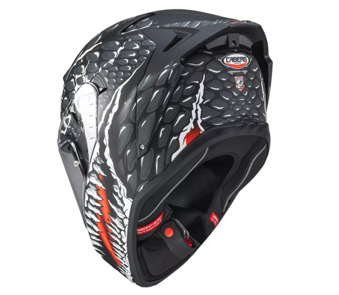 Caberg Drift Evo II Crok matt black/anthracite/red vel. M