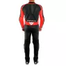Kombinéza na moto Dainese ASSEN 2 black/black/fluo red