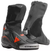 Topánky na moto Dainese AXIAL D1 BLACK/RED-FLUO