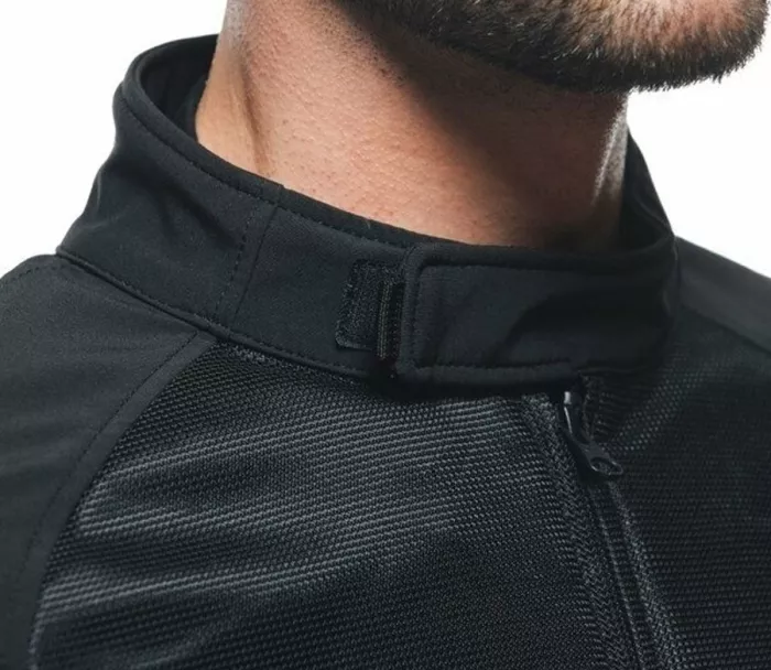 Bunda na moto Dainese IGNITE AIR TEX JACKET BLACK/BLACK/GRAY-REFLEX vel. 52