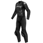 Dámska kombinéza na moto Dainese Mirage 2PCS suit black/black/white
