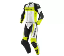 Kombinéza na moto Dainese Mistel white/fluo yellow/black