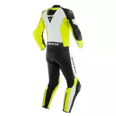 Kombinéza na moto Dainese Mistel white/fluo yellow/black vel. 58