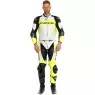 Kombinéza na moto Dainese Mistel white/fluo yellow/black