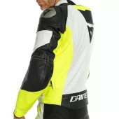 Kombinéza na moto Dainese Mistel white/fluo yellow/black vel. 58