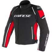 Bunda na moto Dainese RACING 3 D-DRY BLACK/BLACK/RED vel. 50