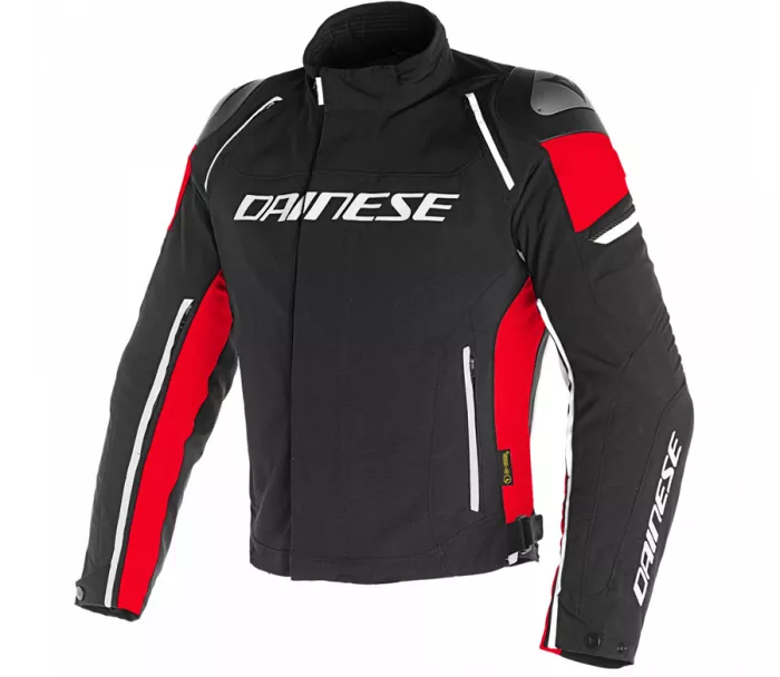 Bunda na moto Dainese RACING 3 D-DRY BLACK/BLACK/RED vel. 50