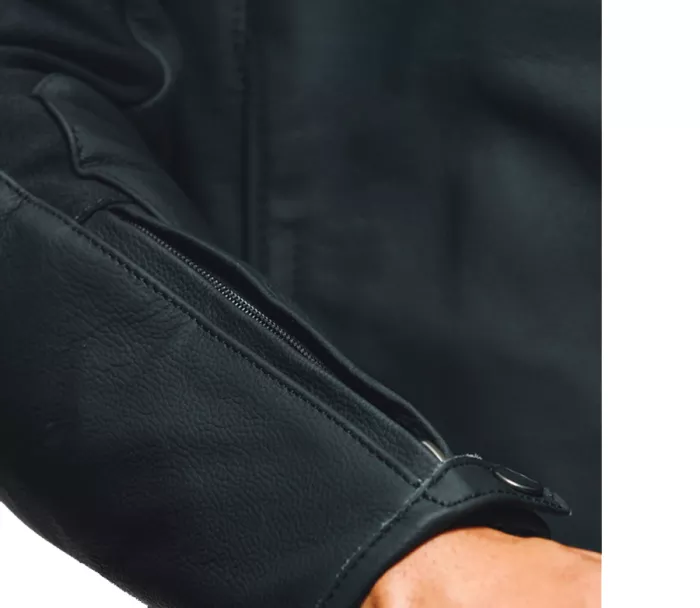 Kožená bunda na motorku Dainese Razon 2 black