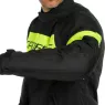 Bunda na motorku Dainese Saetta D-Dry black/fluo yellow/black