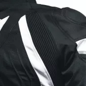 Dámska bunda na moto Dainese AVRO 5 TEX BLACK/WHITE
