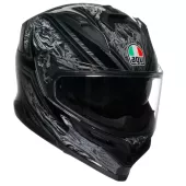 Integrálna helma AGV K7 E2206 DAMASCUS BLACK/SILVER