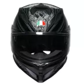 Integrálna helma AGV K7 E2206 DAMASCUS BLACK/SILVER