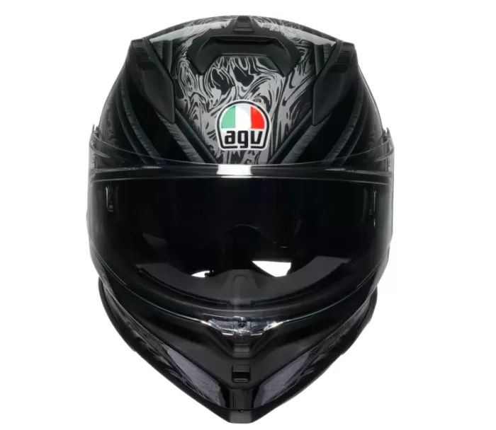 Integrálna helma AGV K7 E2206 DAMASCUS BLACK/SILVER