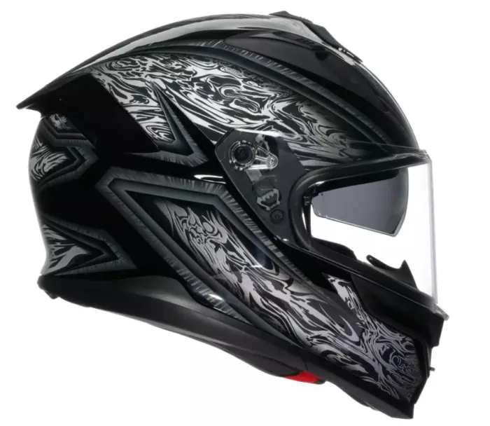 Integrálna helma AGV K7 E2206 DAMASCUS BLACK/SILVER