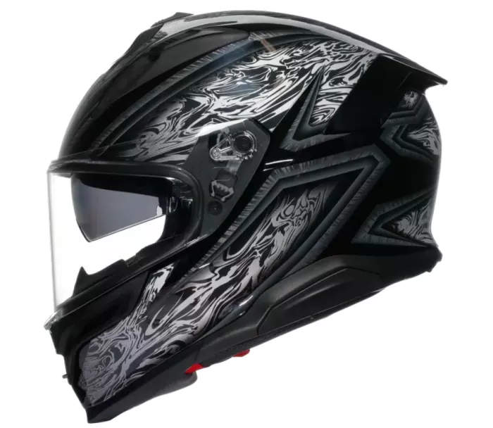 Integrálna helma AGV K7 E2206 DAMASCUS BLACK/SILVER