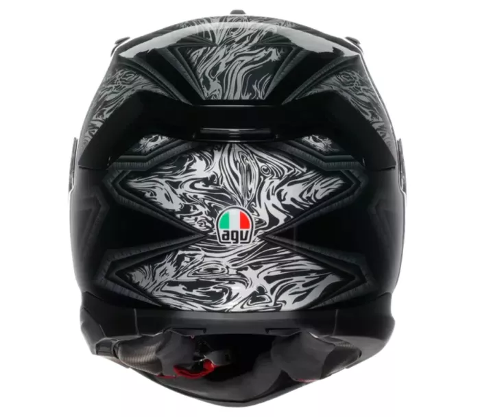 Integrálna helma AGV K7 E2206 DAMASCUS BLACK/SILVER