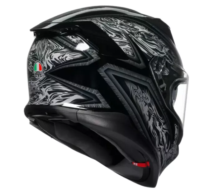 Integrálna helma AGV K7 E2206 DAMASCUS BLACK/SILVER