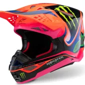 Motokrosová prilba Alpinestars Superetch M10 Deegan orange/purple/pink glossy