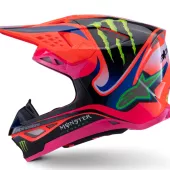 Motokrosová prilba Alpinestars Superetch M10 Deegan orange/purple/pink glossy