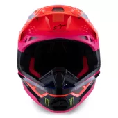 Motokrosová prilba Alpinestars Superetch M10 Deegan orange/purple/pink glossy