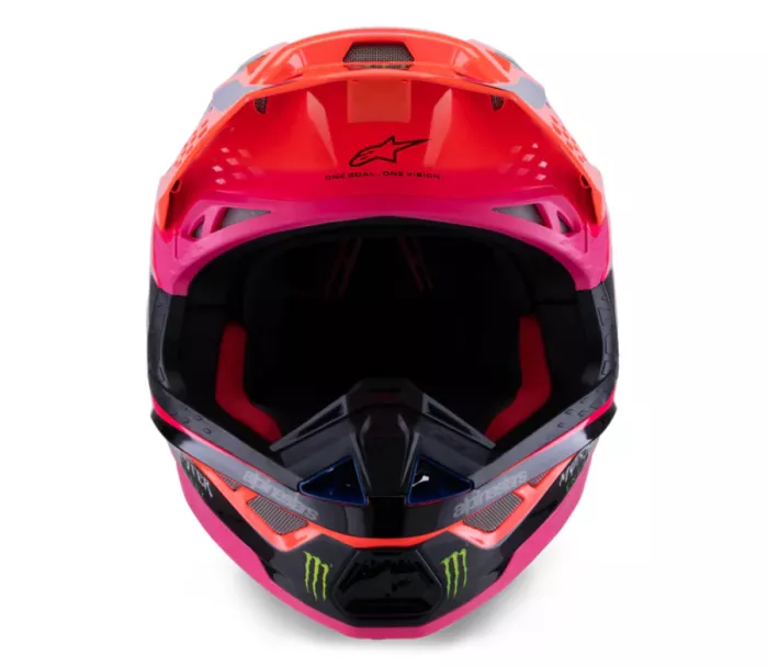 Motokrosová prilba Alpinestars Superetch M10 Deegan orange/purple/pink glossy