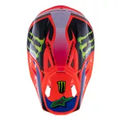 Motokrosová prilba Alpinestars Superetch M10 Deegan orange/purple/pink glossy