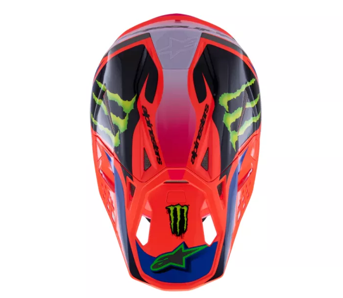 Motokrosová prilba Alpinestars Superetch M10 Deegan orange/purple/pink glossy