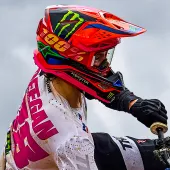 Motokrosová prilba Alpinestars Superetch M10 Deegan orange/purple/pink glossy