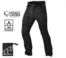 Pánske džínsy na moto Trilobite Parado doublelayer AAA regular fit black level 2