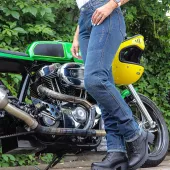 Trilobite Downtown 2.0 monolayer AAA ladies long blue jeans vel. 26