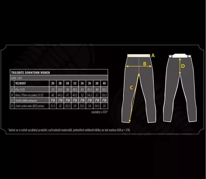 Trilobite Downtown 2.0 monolayer AAA ladies long blue jeans vel. 26