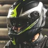 Helma na motorku Caberg Drift Evo Carbon matt anthracite yellow fluo