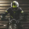 Helma na motorku Caberg Drift Evo Carbon matt anthracite yellow fluo