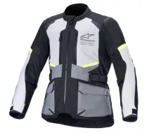 Pánska bunda na moto Alpinestars Andes Air Drystar ice grey/dark grey/black