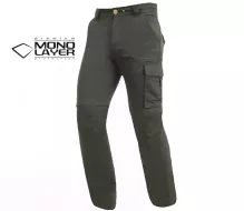 Nohavice na moto Trilobite Dual 3.0 2in1 monolayer black