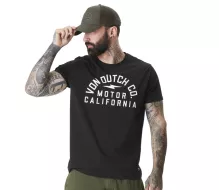 Pánske tričko Von Dutch logo black