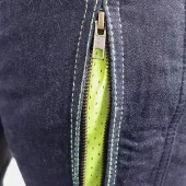 Kevlarové nohavice na moto Trilobite 1964 Dyneemic Pre men dark blue / fluo