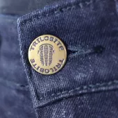Kevlarové nohavice na moto Trilobite 1964 Dyneemic Pre men dark blue / fluo