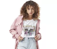 Dámske tričko Von Dutch Eagle white