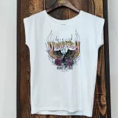 Dámske tričko Von Dutch Eagle white