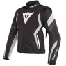 Bunda na moto Dainese EDGE TEX matt black/white/ebony