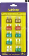 Autolamp 3-30A sada plochých pojistek 641110