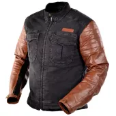 Bunda na motorku Trilobite Acid Scrambler brown vel. M
