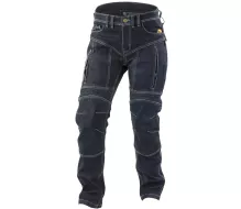 Dámske kevlarové džínsy na moto Trilobite 1666 Agnox ladies long blue